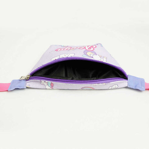 Personalised Unicorn Printed Kids Waist Pouch